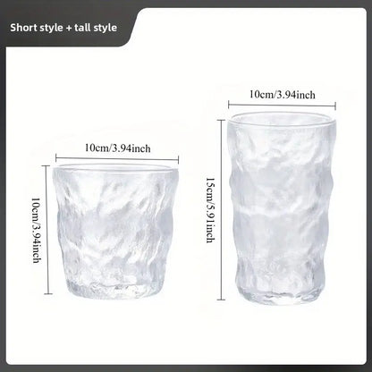 Glacier Pattern Glass Cup