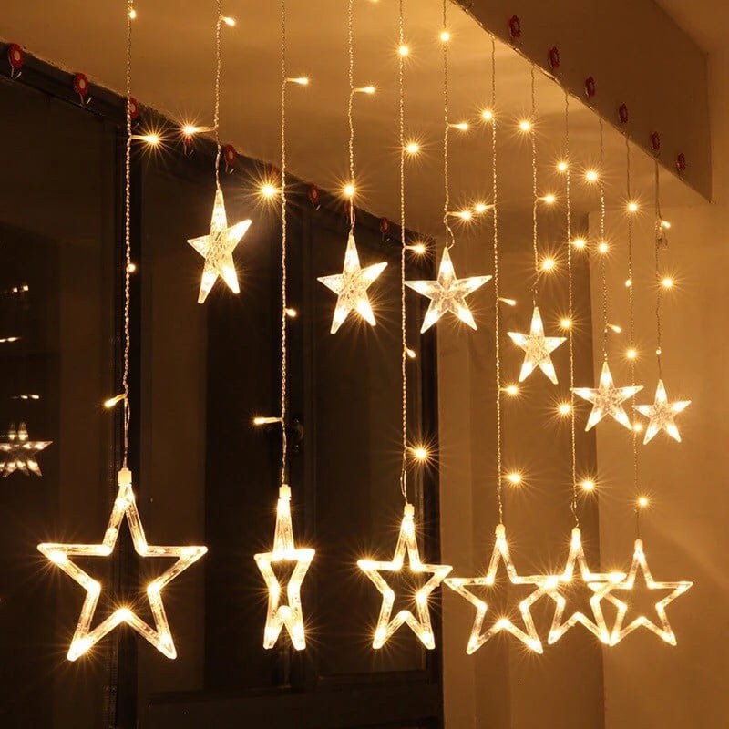 Star Curtain LED String Lights