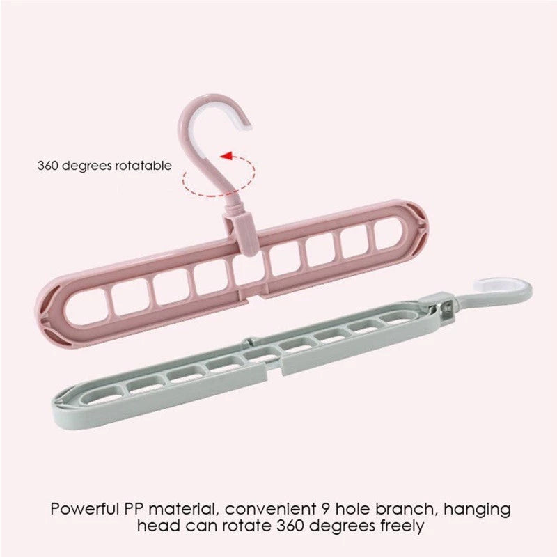 9-Hole Clothes Hanger
