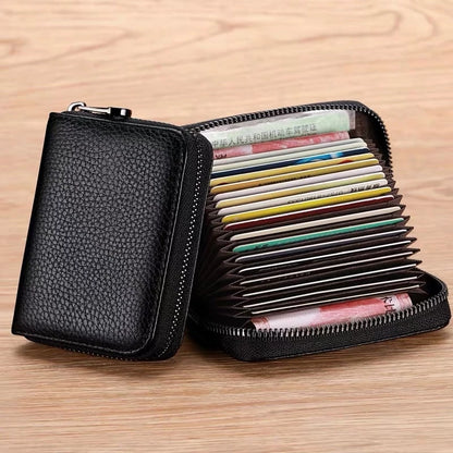 Card Holder Leather Wallet