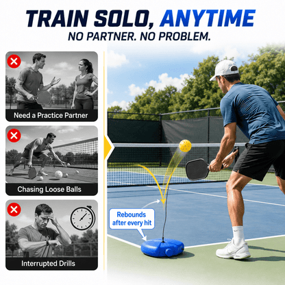 Solo Pickleball Rebound Trainer