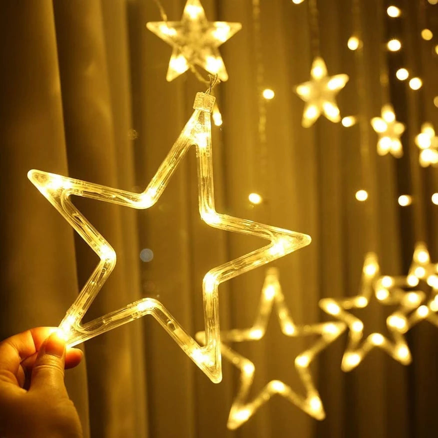 Star Curtain LED String Lights