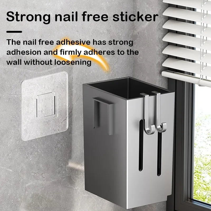 Wall Mount Cutlery Holder with Drainer