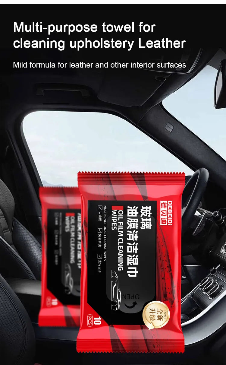 Car Glass Oil Film Cleaning Wipes