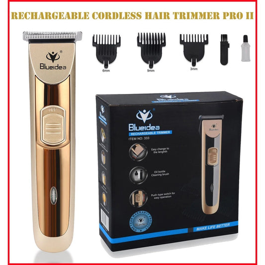 BLUEIDEA Rechargeable Cordless Electric Hair Clipper Trim