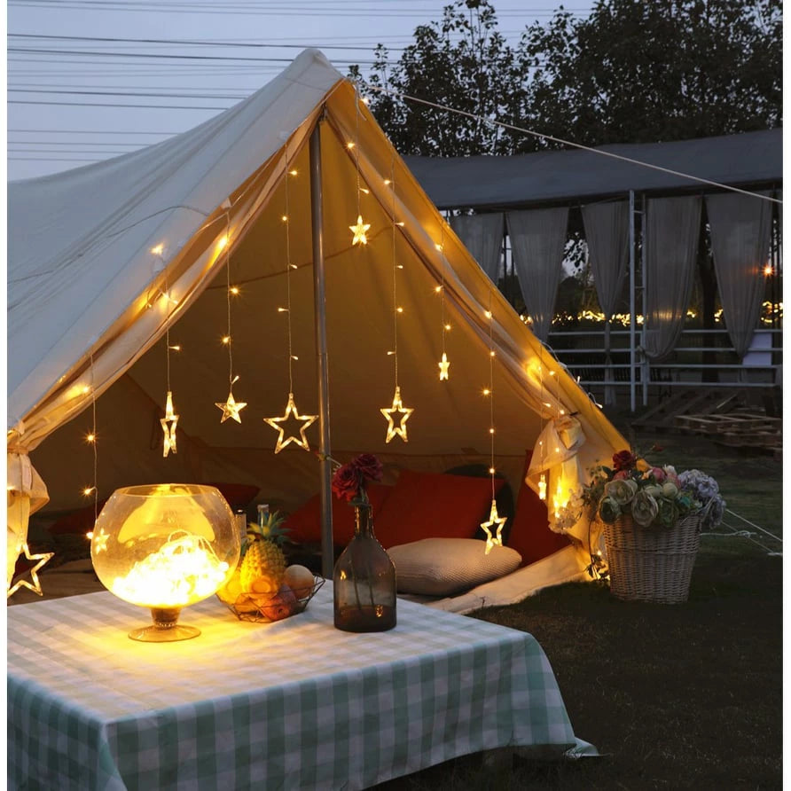 Star Curtain LED String Lights