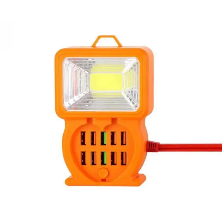 13-in-1 Clamp DC Charger + LED Light