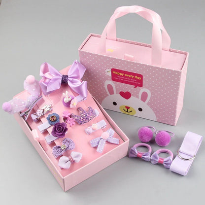 18-Piece Kids Hair Accessories Gift Box Set