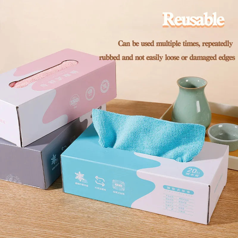 BUY 1 GET! 20pcs/Box Disposable Microfiber Cleaning Cloth
