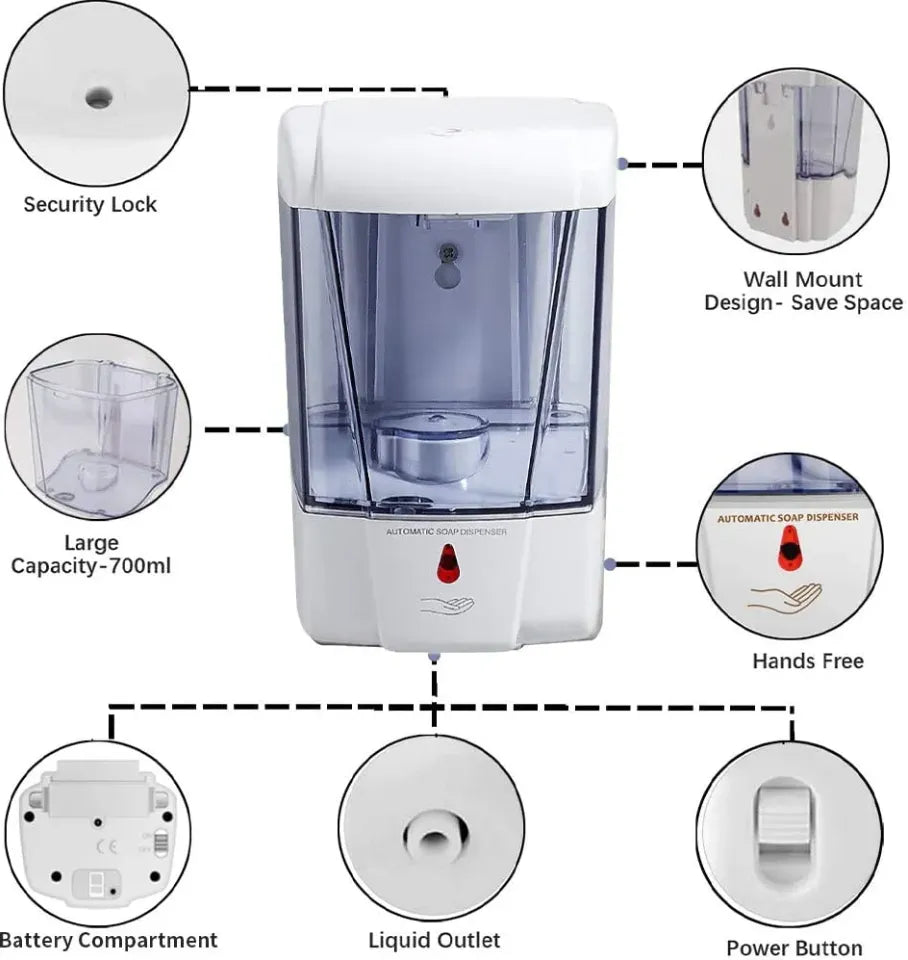 700ml Automatic Soap Dispenser