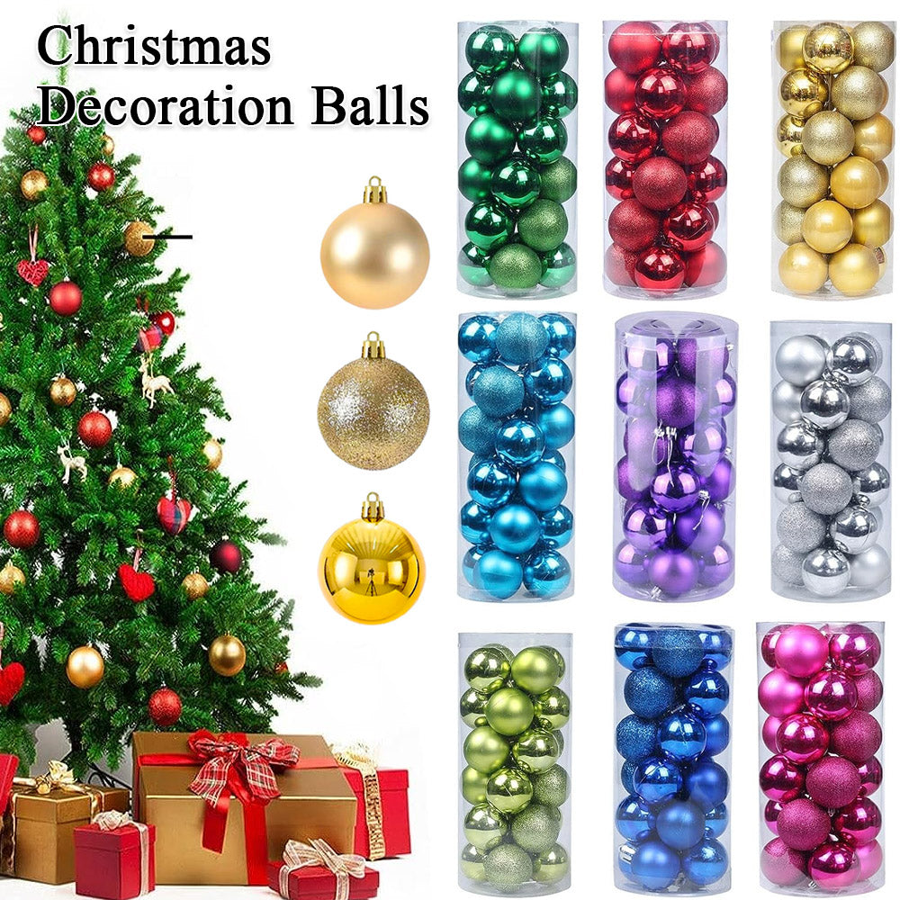 20pcs Set Christmas Balls Ornaments
