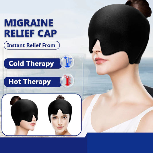 Migraine Relief Cap Gel Hot Cold Compress