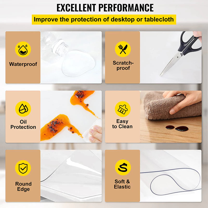 PVC Clear Table Protection