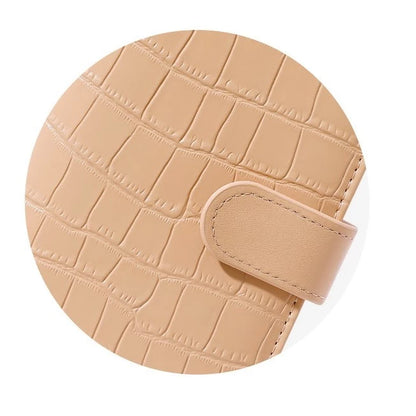 Leather Passport Holder with Neck Lanyard