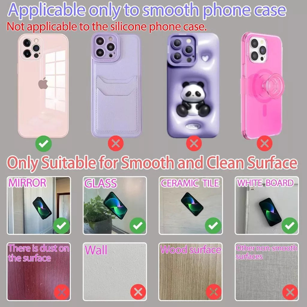Double Sided Silicone Suction Phone Mounts