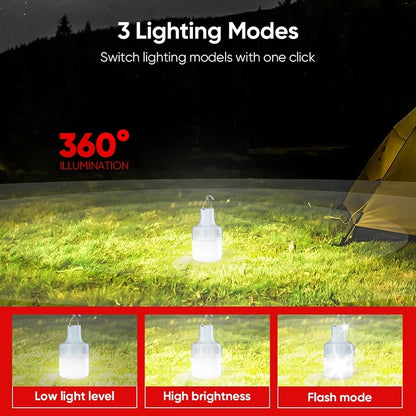 Solar Emergency Bulb w/ Panel