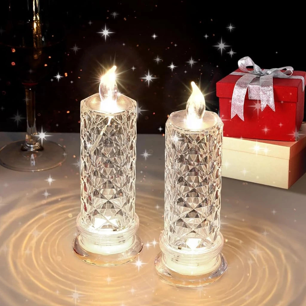 Crystal LED Flameless Candle