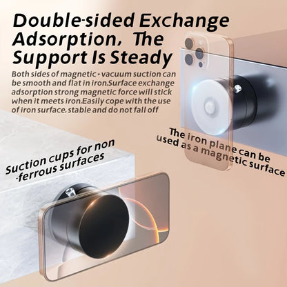360° Adjustable Vacuum Suction Cup Magnetic Phone Holder