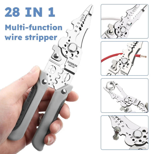 28-in-1 Multifunctional Heavy Duty Professional Wire Stripper