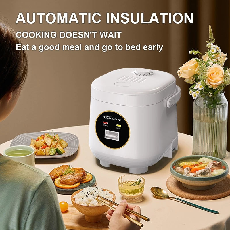 2L Mini Rice Cooker with Steamer