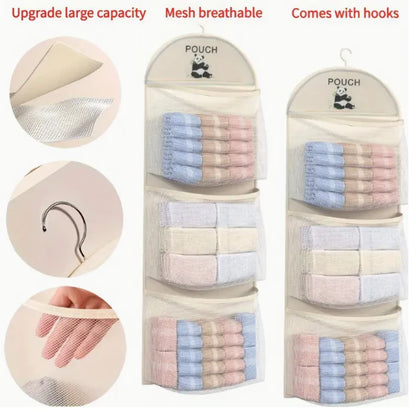 Multi-Layer Hanging Mesh Storage Bag