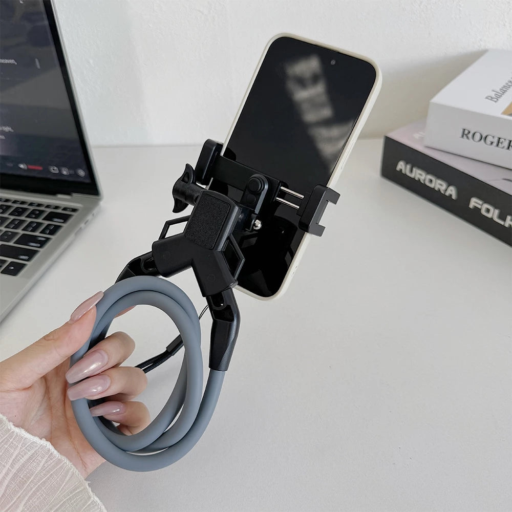 Silicone Flexible Metal Neck Mount Holder