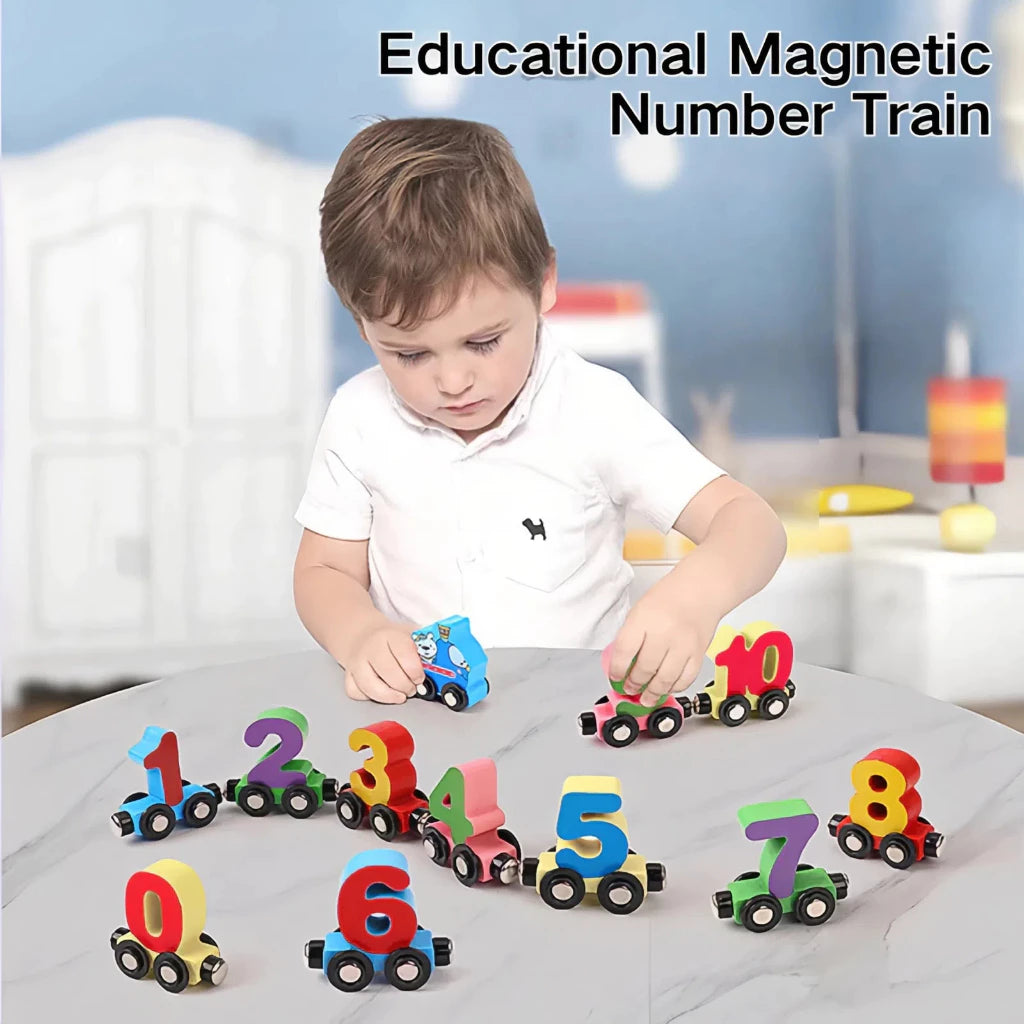 Magnetic Train Number Toys
