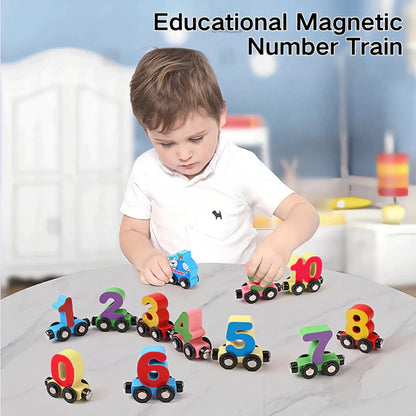 Magnetic Train Number Toys