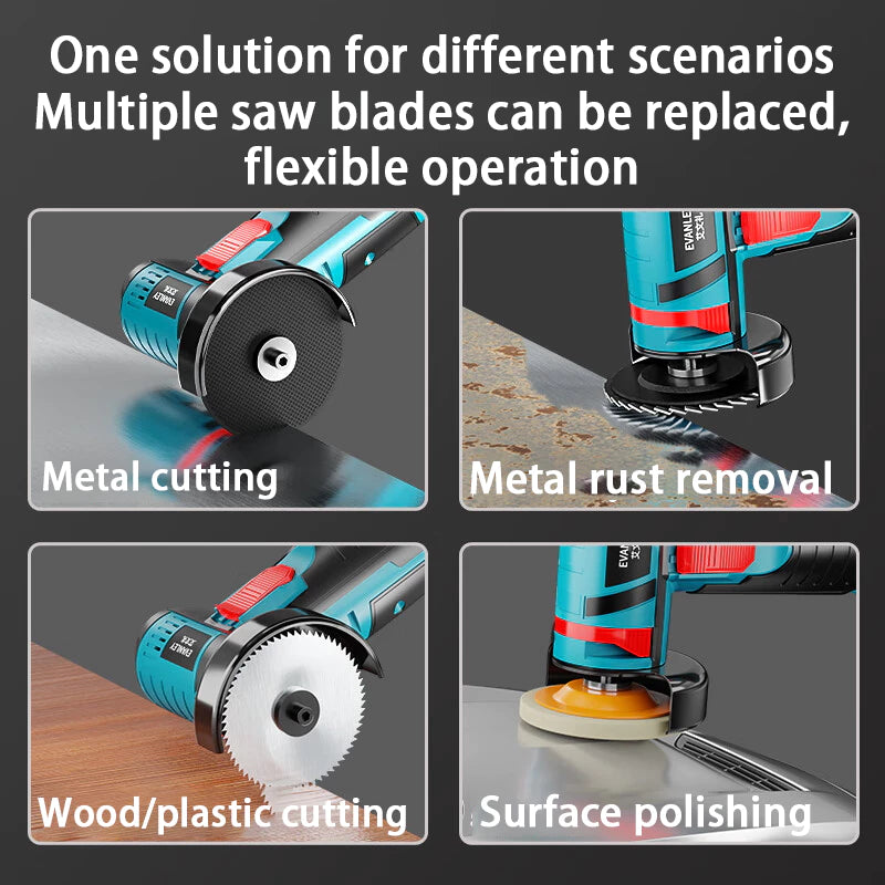 12V Cordless Electric Angle Grinder