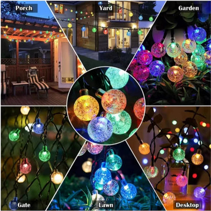 20 LED Solar Christmas String Lights