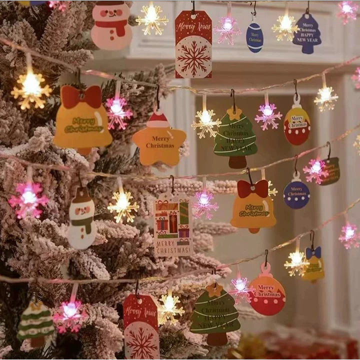 20 LED Solar Christmas String Lights