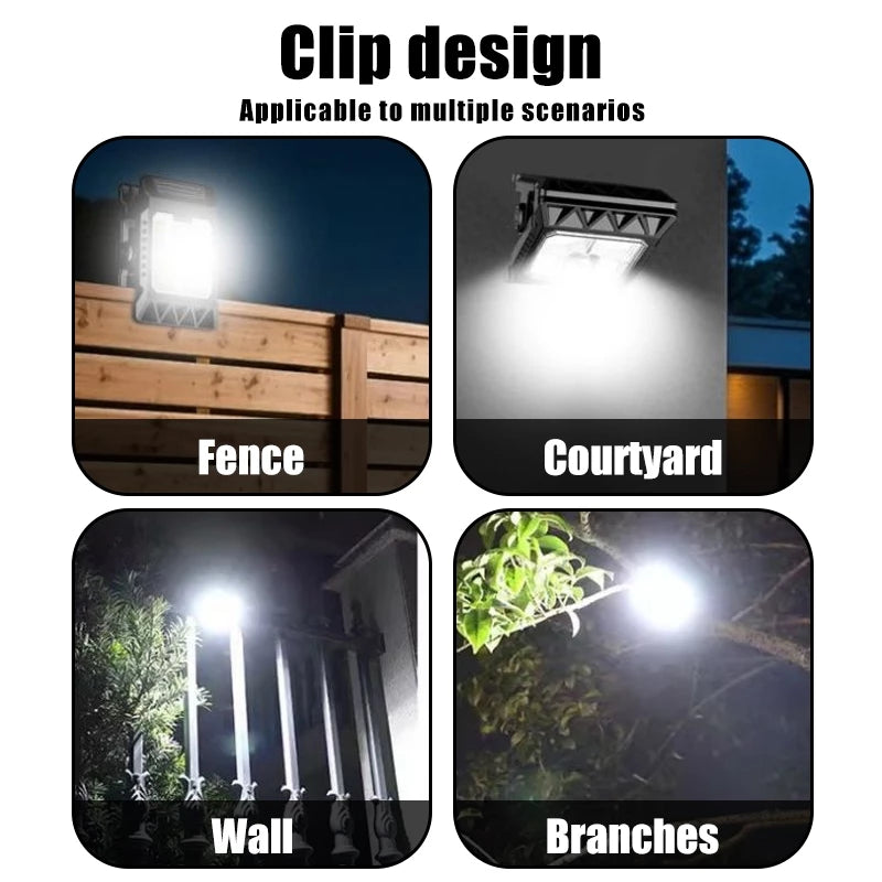 Mini Solar Motion Sensor Clip Light