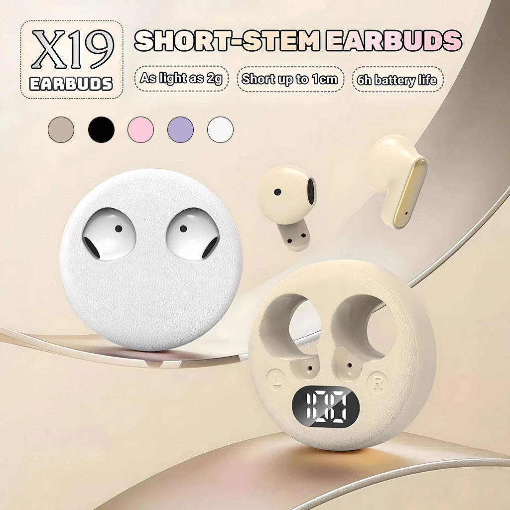 X19 Short-Stem Wireless Earbuds