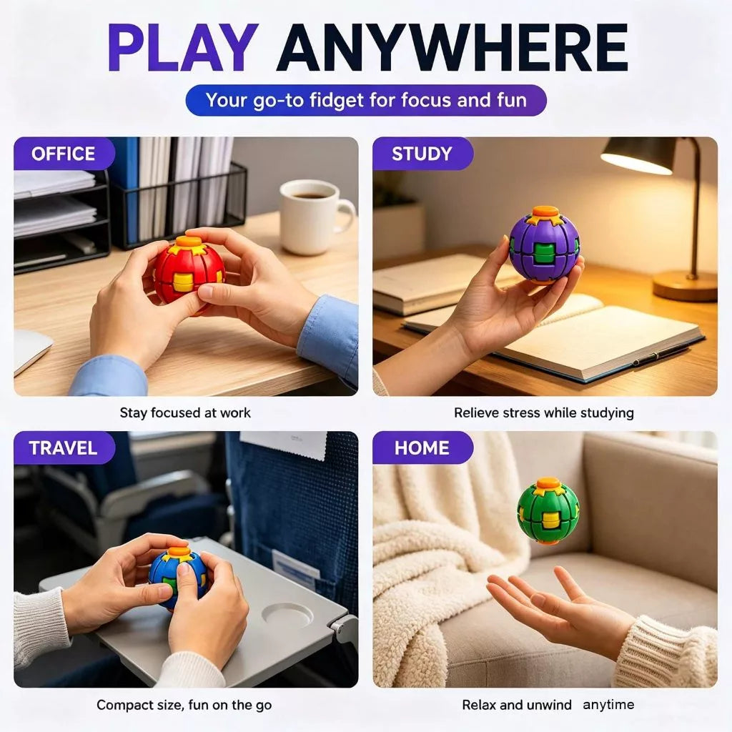 Quality 3D Printed Fidget Spin Ball