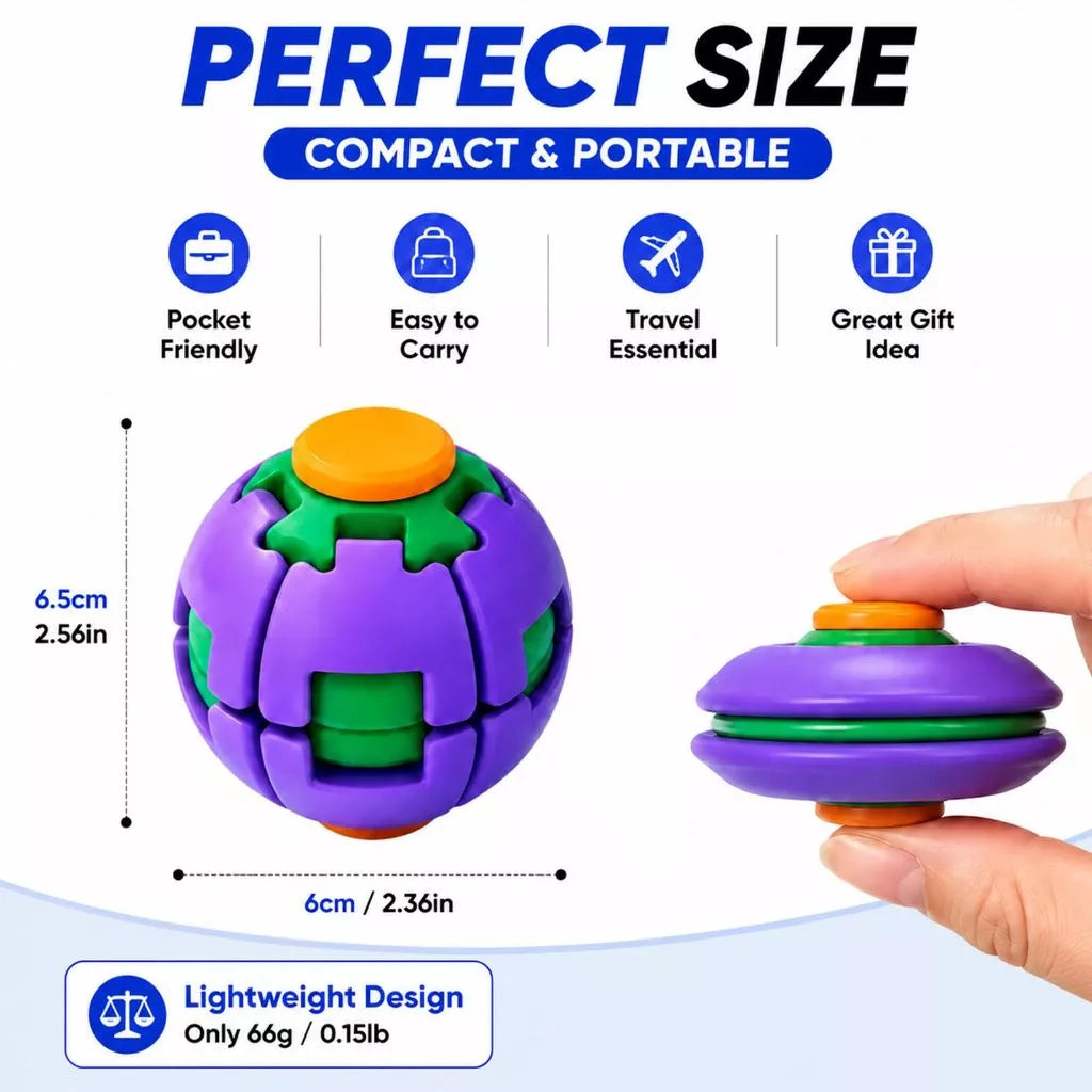 Quality 3D Printed Fidget Spin Ball