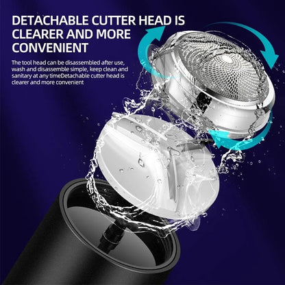 LCD Display Portable MINI Electric Shaver for Men