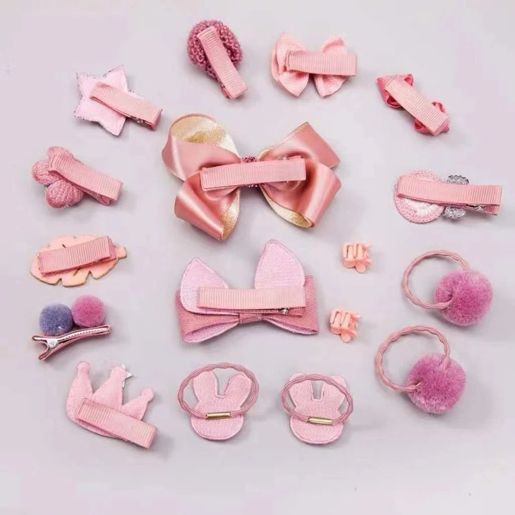18-Piece Kids Hair Accessories Gift Box Set