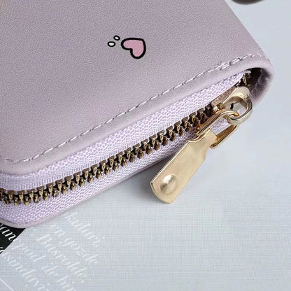 Cute Cartoon Printed Card Holder Wallet