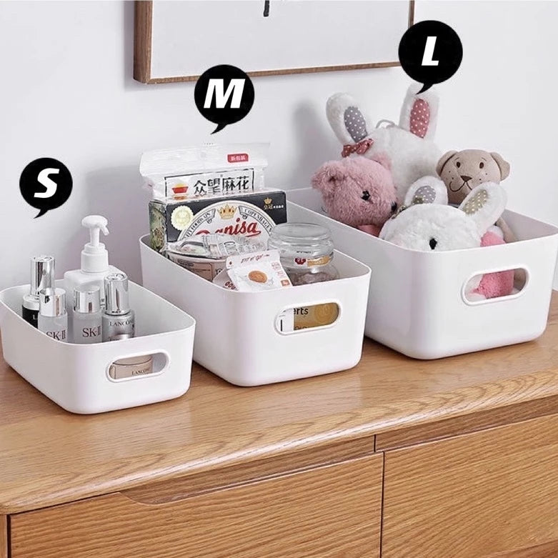 Plastic Storage Basket Organizer