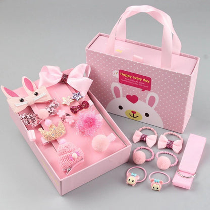 18-Piece Kids Hair Accessories Gift Box Set