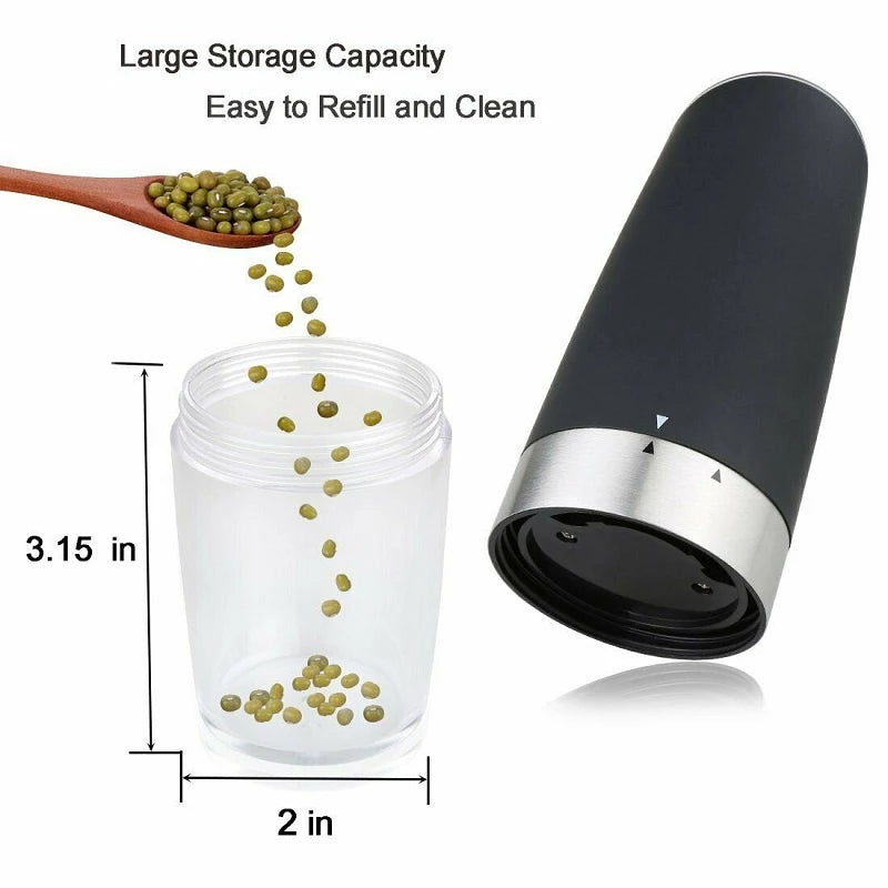 Gravity Electric Salt and Pepper Mill