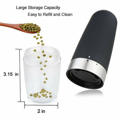 Gravity Electric Salt and Pepper Mill