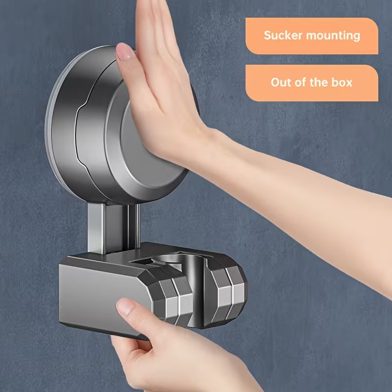 Adjustable Power Suction Shower Head Holder