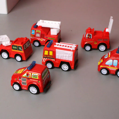 6PCS/Set Mini Pull Back Car Toys
