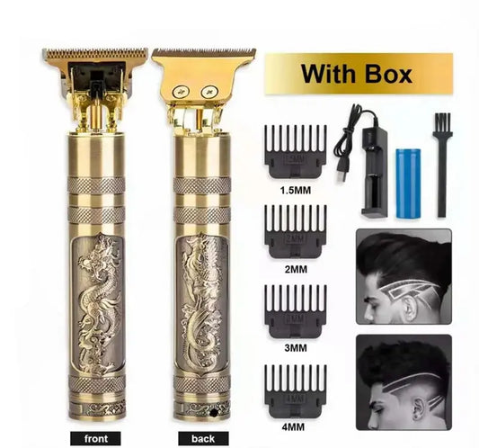 Men's Professional Vintage Cordless Electric Hair Clipper