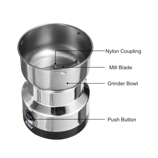 NIMA Stainless Steel Multifunctional Electric Grinder