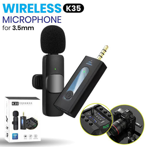 K35 Lavalier Wireless Microphone (Single Microphone)
