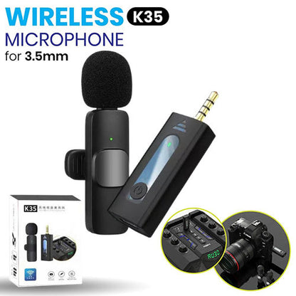 K35 Lavalier Wireless Microphone (Single Microphone)