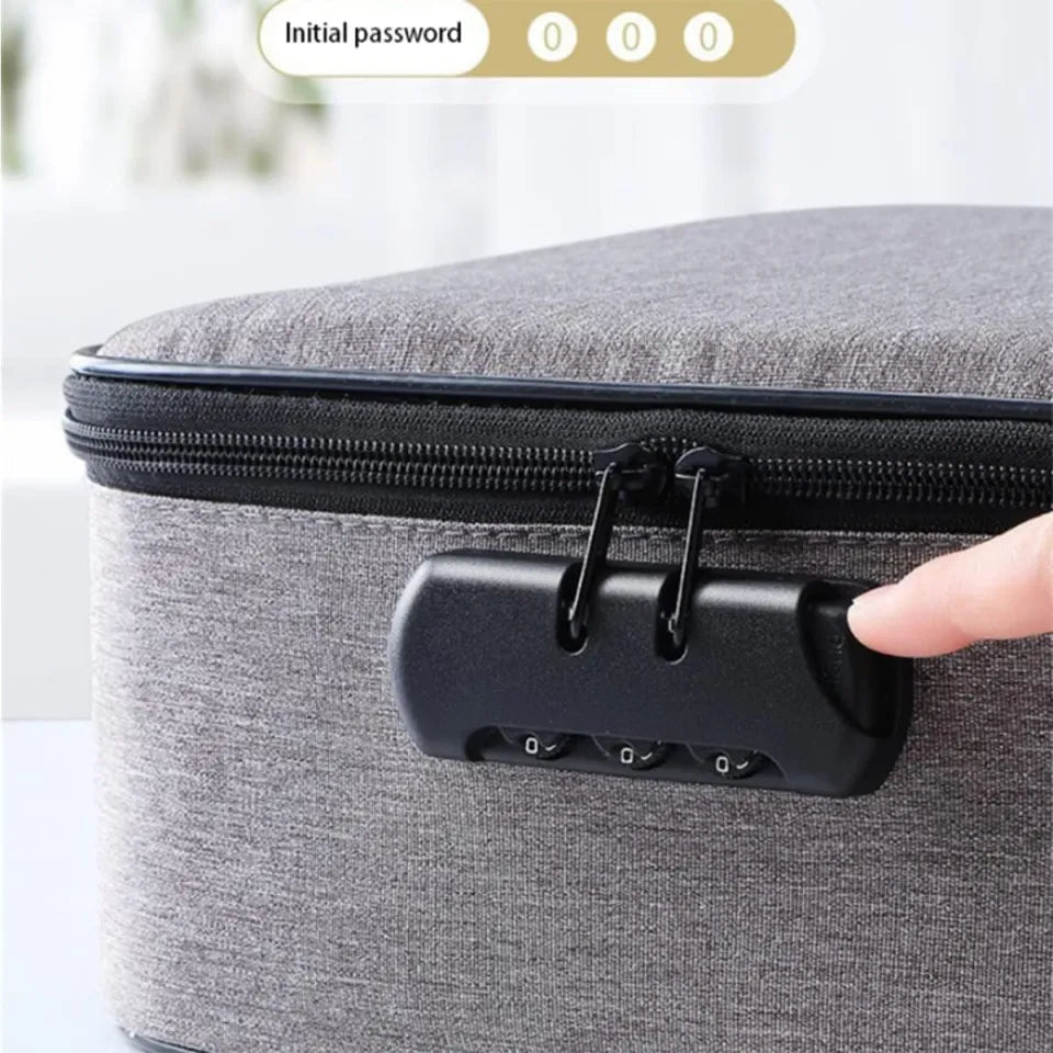 Document Organizer Bag with Lock