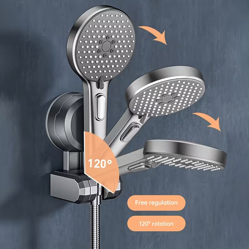 Adjustable Power Suction Shower Head Holder
